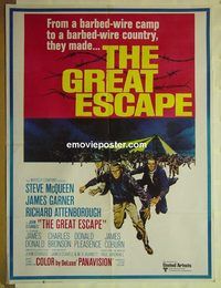 t984 GREAT ESCAPE Pakistani movie poster '63 McQueen, Bronson