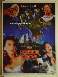 u007 HORROR SHOW Pakistani movie poster '89 Go to Hell!