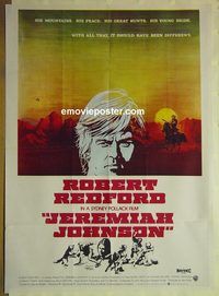 u024 JEREMIAH JOHNSON Pakistani movie poster '72 Robert Redford