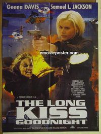 u050 LONG KISS GOODNIGHT Pakistani movie poster '96 Geena Davis