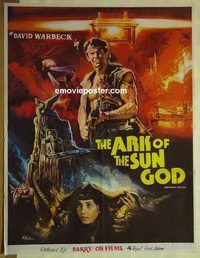 t817 ARK OF THE SUN GOD Pakistani movie poster '83 David Warbeck