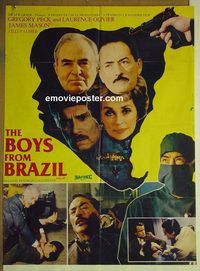 t856 BOYS FROM BRAZIL Pakistani movie poster '78 Peck, Olivier