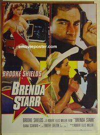 t857 BRENDA STARR Pakistani movie poster '89 Shields, Dalton