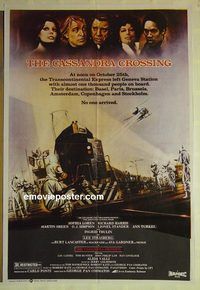 t874 CASSANDRA CROSSING Pakistani movie poster '77 Sophia Loren