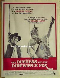t926 DUCHESS & THE DIRTWATER FOX Pakistani movie poster '76 Hawn