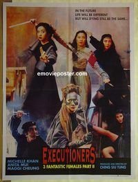 t938 EXECUTIONERS Pakistani movie poster '93 Michelle Khan