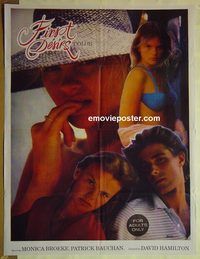 t954 FIRST DESIRES Pakistani movie poster '83 David Hamilton