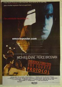 t962 FOURTH PROTOCOL Pakistani movie poster '87 Pierce Brosnan