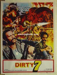 t999 HELL'S HEROES Pakistani movie poster '77 Bo Svenson