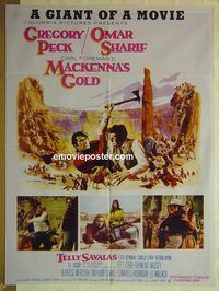 u054 MACKENNA'S GOLD style A Pakistani movie poster '69 Gregory Peck