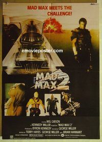 u057 MAD MAX 2: THE ROAD WARRIOR Pakistani movie poster '82 Mel Gibson