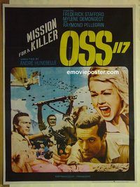 u080 MISSION FOR A KILLER Pakistani movie poster '66 Anderson