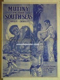 u085 MUTINY IN THE SOUTH SEAS Pakistani movie poster '65 Hansen