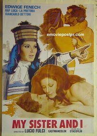 u088 MY SISTER IN LAW Pakistani movie poster '76 Edwige Fenech, Fulci