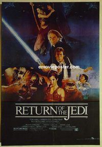 u138 RETURN OF THE JEDI Pakistani movie poster '83 George Lucas