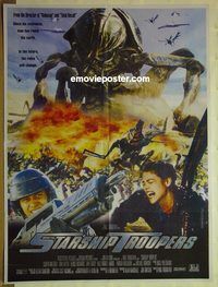u193 STARSHIP TROOPERS Pakistani movie poster '97 Verhoeven, sci-fi