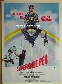 u204 SUPERSNOOPER Pakistani movie poster '80 Hill, Borgnine