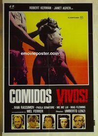 t429 DOOMED TO DIE Spanish movie poster '80 Umberto Lenzi