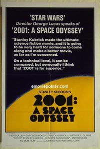 v003 2001 A SPACE ODYSSEY one-sheet movie poster R78 Stanley Kubrick
