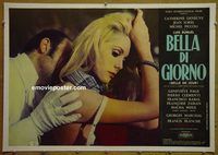 y272 BELLE DE JOUR #2 linen Italian photobusta movie poster '68 Deneuve