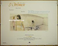 z013 3 WOMEN half-sheet movie poster '77 Robert Altman, Shelley Duvall