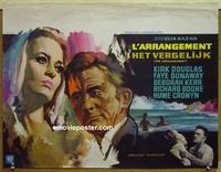 c495 ARRANGEMENT Belgian movie poster '69 Kirk Douglas, Faye Dunaway