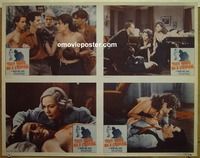 c056 THEY MADE ME A CRIMINAL 4 uncut lobby cards R56 Garfield