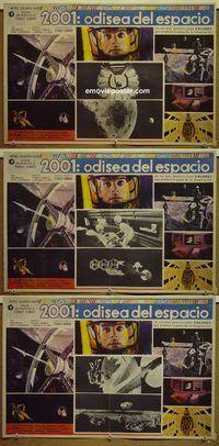 c322 2001 A SPACE ODYSSEY Mexican half-sheet movie postereets '68 Kubrick