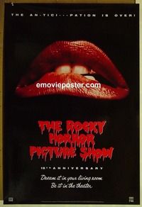 c080 ROCKY HORROR PICTURE SHOW video one-sheet movie poster R90 Tim Curry
