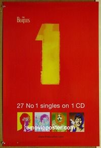 c102a BEATLES DS English album poster00 27 No1 singles!