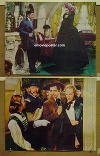 c014 GONE WITH THE WIND 2 16x20 movie posters R60s Clark Gable, Leigh
