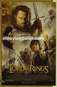 c003 LORD OF THE RINGS: THE RETURN OF THE KING special movie poster '03