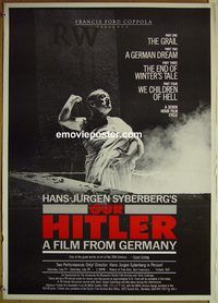 c059 OUR HITLER special movie poster '79 Hans-Jurgen Syberberg