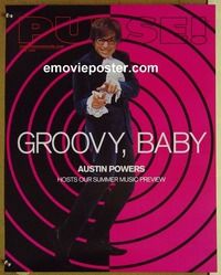c016 AUSTIN POWERS: THE SPY WHO SHAGGED ME special movie poster '99
