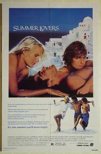 c083 SUMMER LOVERS special one-sheet movie poster '82 Daryl Hannah