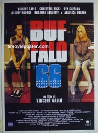 d354 BUFFALO '66 Italian one-panel movie poster '98 Vincent Gallo, Ricci