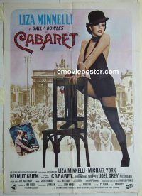 d355 CABARET Italian one-panel movie poster '72 Liza Minnelli, Michael York