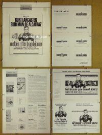 d457 BIRDMAN OF ALCATRAZ movie pressbook '62 Burt Lancaster