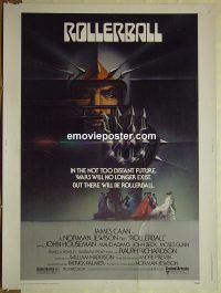e370 ROLLERBALL 30x40 movie poster '75 James Caan, John Houseman