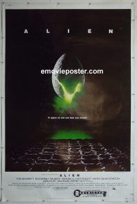 e435 ALIEN 40x60 movie poster '79 Sigourney Weaver, sci-fi!