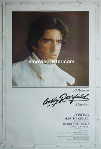 e441 BOBBY DEERFIELD 40x60 movie poster '77 Al Pacino, car racing!