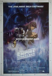 e460 EMPIRE STRIKES BACK 40x60 movie poster '80 Gone with the Wind!