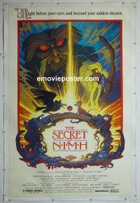 e497 SECRET OF NIMH 40x60 movie poster '82 Don Bluth cartoon!