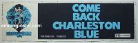 e420 COME BACK CHARLESTON BLUE banner movie poster '72 Harlem