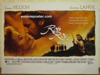 e332 ROB ROY #1 DS British quad movie poster '95 Liam Neeson, Lange