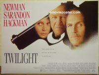 e351 TWILIGHT DS British quad movie poster '97 Paul Newman, Hackman
