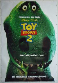 e415 TOY STORY 2 'dinosaur' style DS bus stop movie poster '99