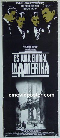 e395 ONCE UPON A TIME IN AMERICA German door panel movie poster '84