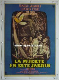 e103 GINA linen Mexican movie poster '56 Luis Bunuel, country of origin