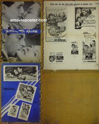 g082 BETWEEN TWO WORLDS vintage movie pressbook '44 John Garfield